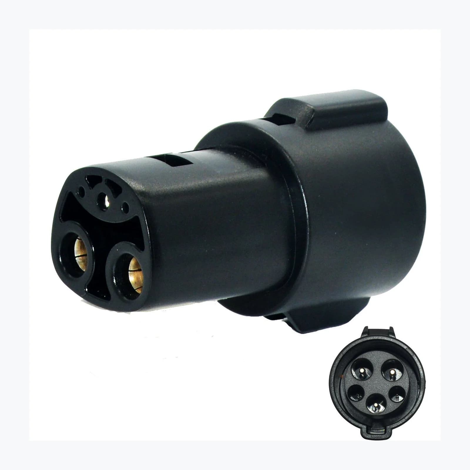 J1772 / Type 1 AC Adapter for Selected Tesla Vehicle Inlets, Supplier-Listed 60A product image