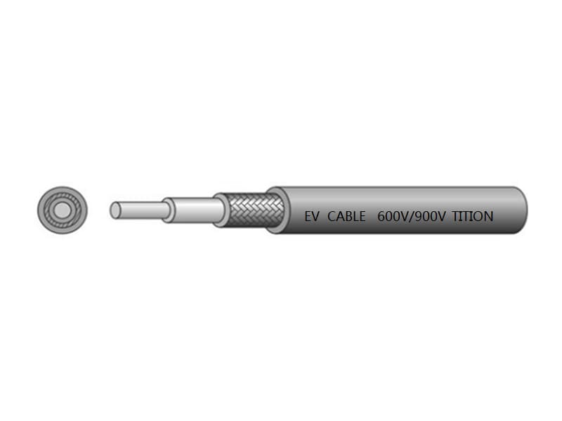 High voltage shielded cable for new energy electric vehicle(aluminum conductor) product image